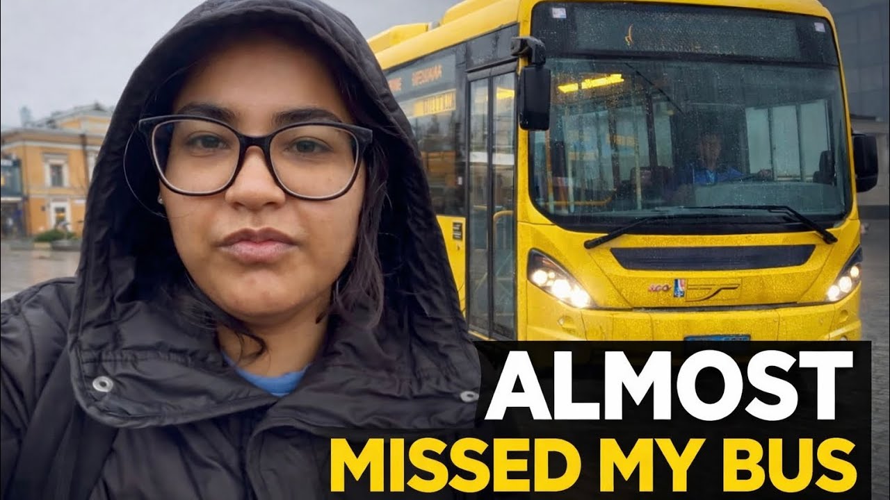 I Missed The Bus 😱 Finland Ka Weather! Curry Chawal Khaya 