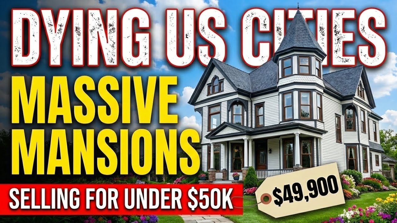 10 Dying US Cities with Massive Mansions Selling for Under $50k
