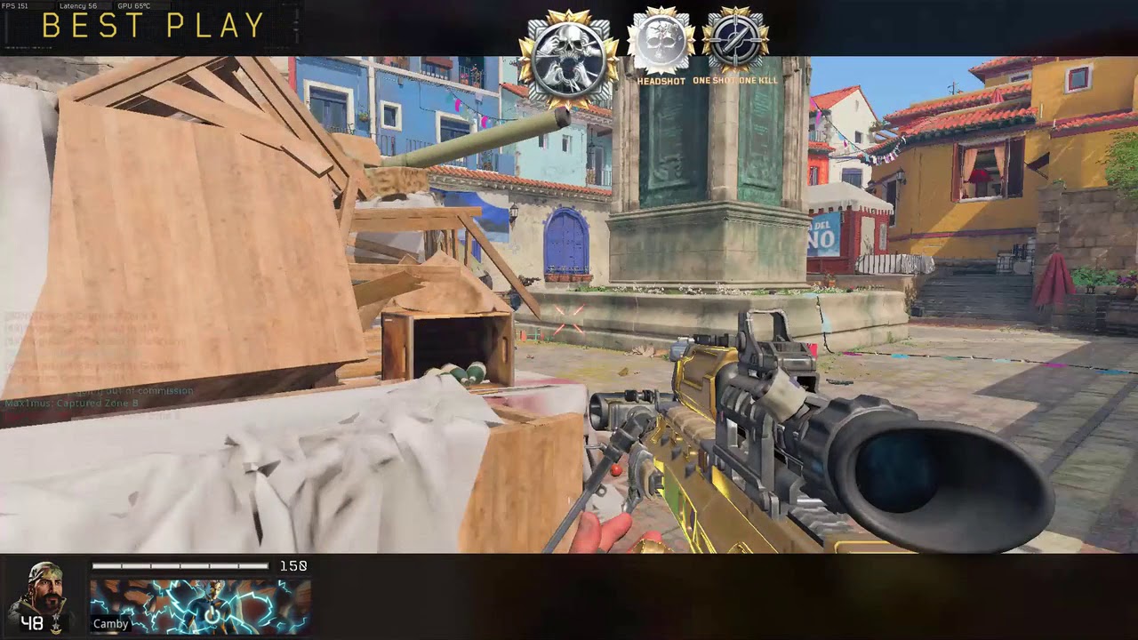 CoD: Black Ops 4: Paladin Quickscope play of the game 5k