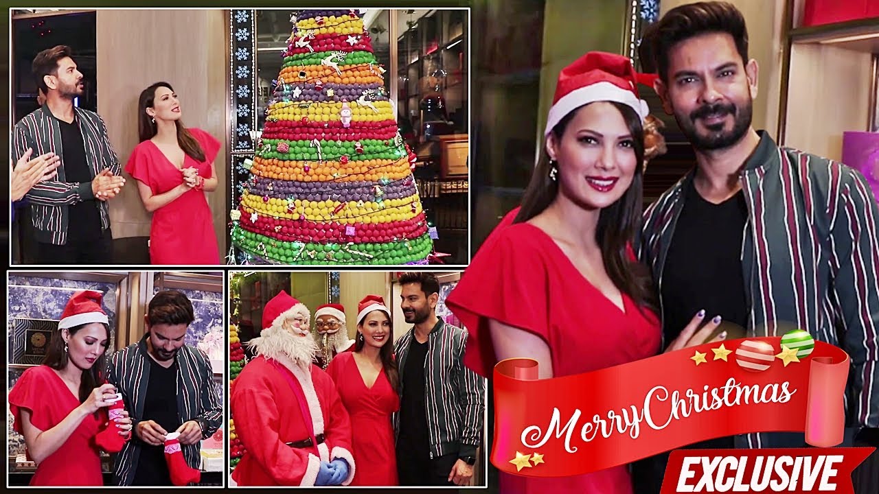 EXCLUSIVE! Rochelle Rao & Keith Sequeira LIGHT UP Christmas Tree, SINGS Carol At MEETHA By Radisson