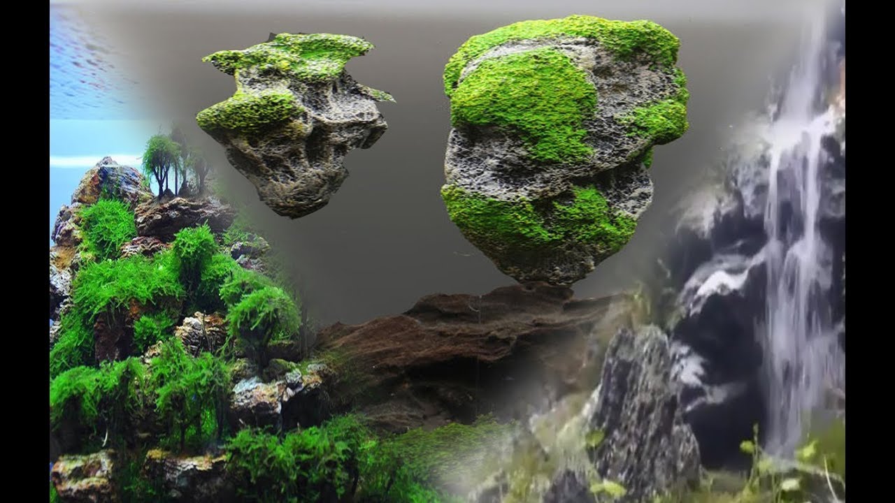 3 ideas geniales para tu acuario/ Cascada de arena/ Rocas flotantes/ Aquascaping