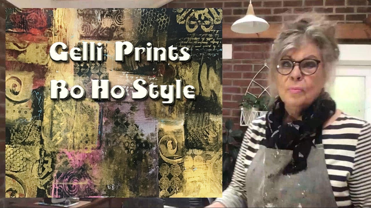 Art Bohemian Style Gelli Prints - Tips and Tricks