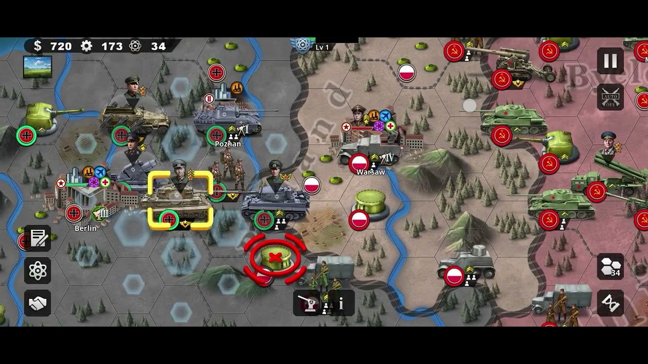 Как взат полшу за 3 ход в World Conqueror 4