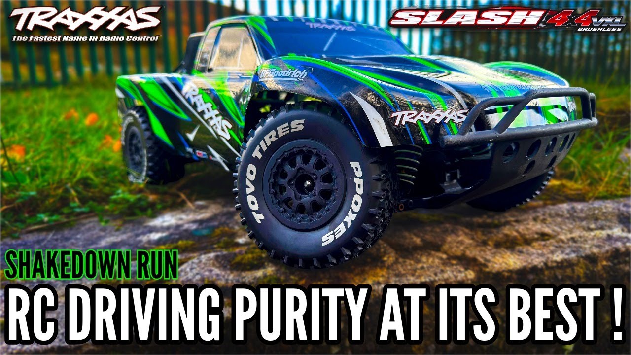Traxxas Slash 4x4 VXL — недорогой тест шин и захватывающие осенние спуски! 🍂