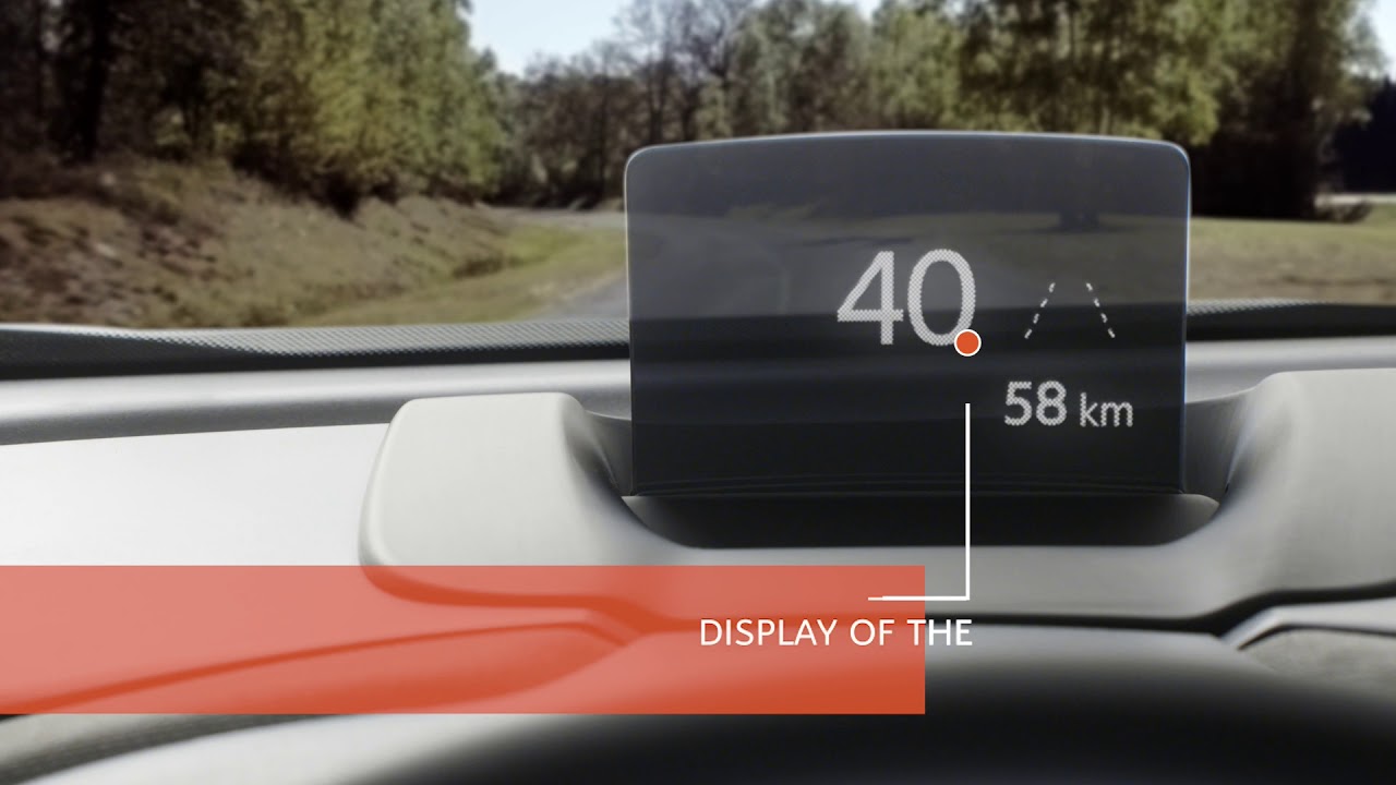 C3 Aircross SUV: Colour head-up display