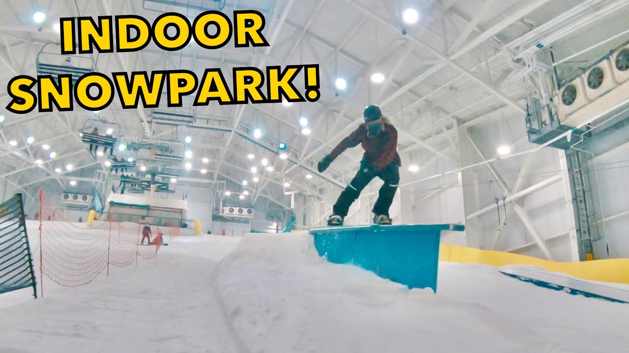 Snowboarding INDOORS at BIG SNOW, NJ!! (The First U.S. Snowdome, The American Dream)