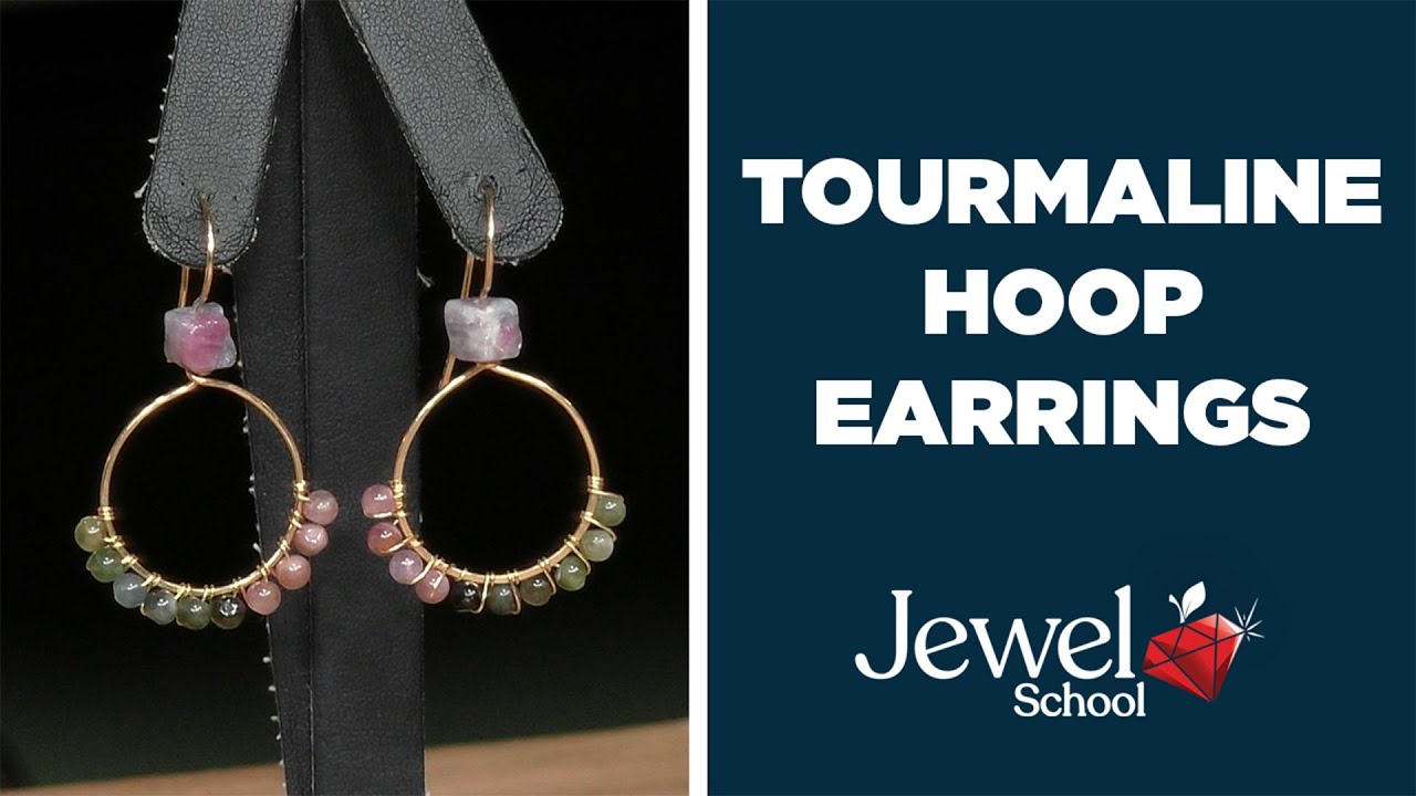 Tourmaline Hoop Earrings | Jewelry 101