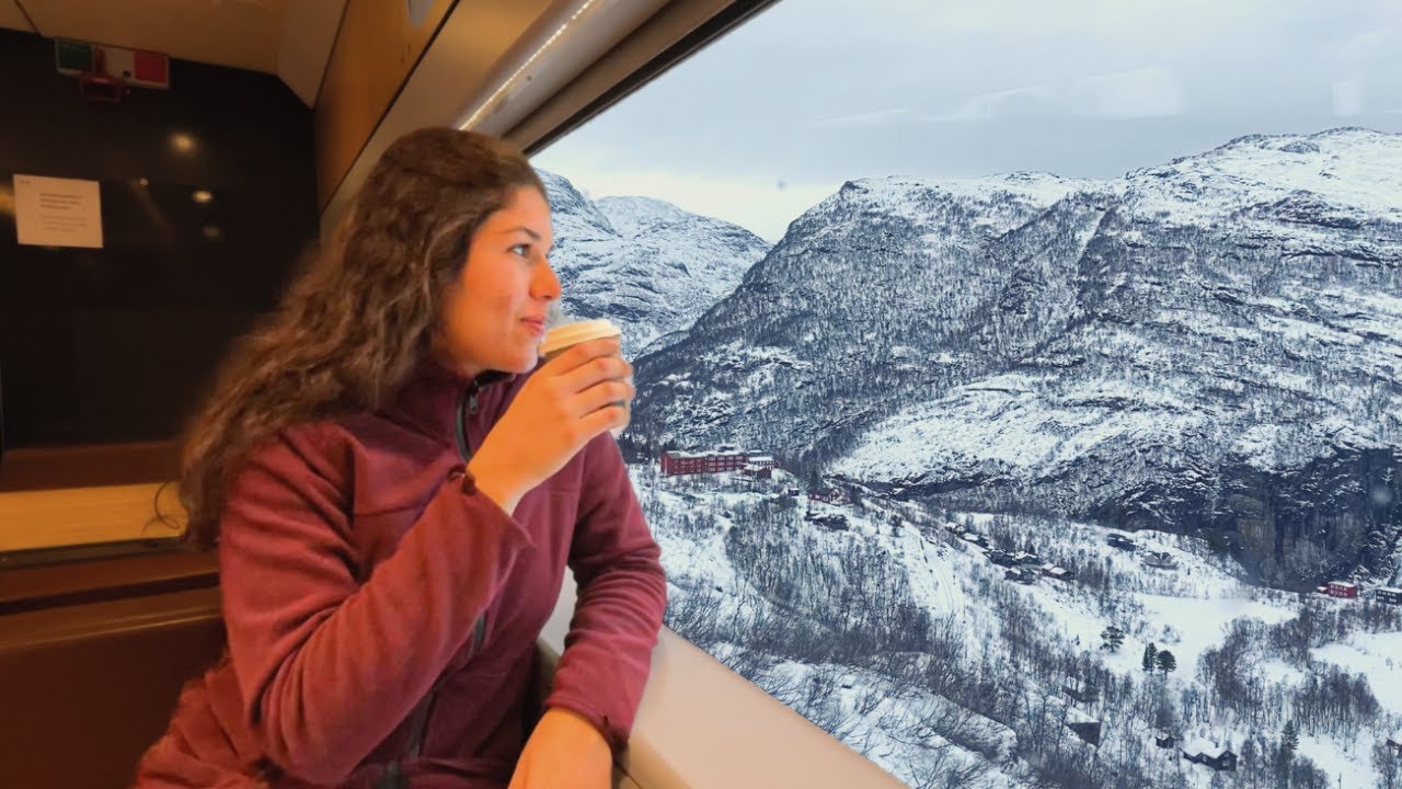 Así es viajar en TREN por NORUEGA | Linea Bergen de Oslo - Voss
