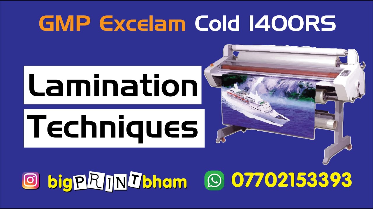 How to laminate on the GMP Excelam cold 1400 / 1600