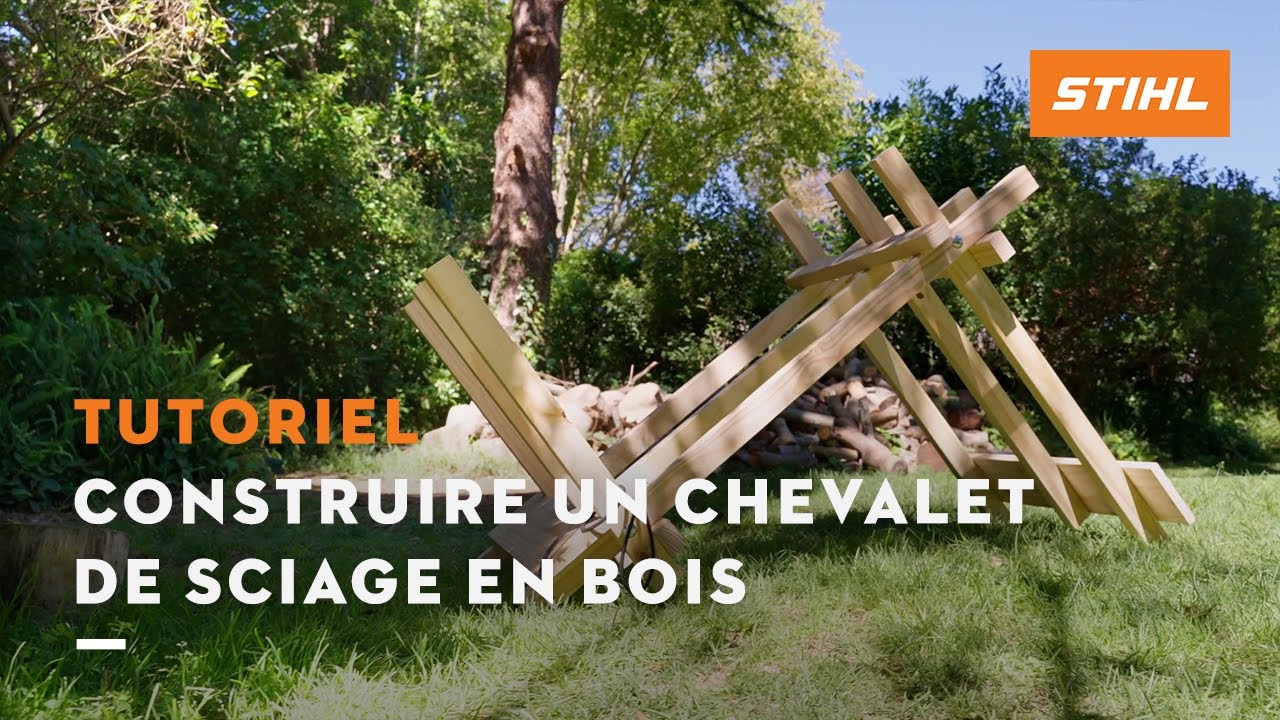 Comment construire un chevalet de sciage en bois ? - Projet bricolage et DIY STIHL