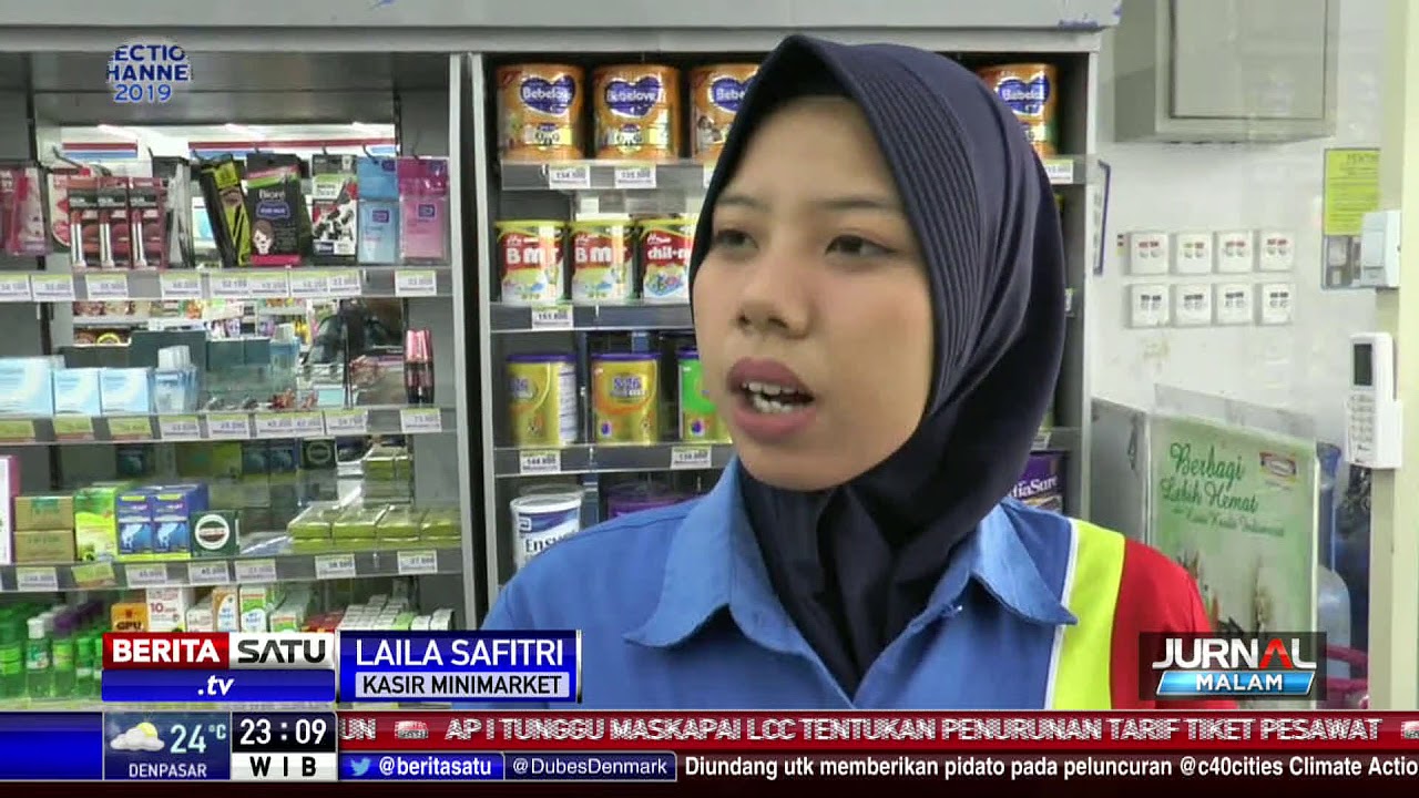 Aksi Dua WNA Mencuri di Minimarket Terekam CCTV
