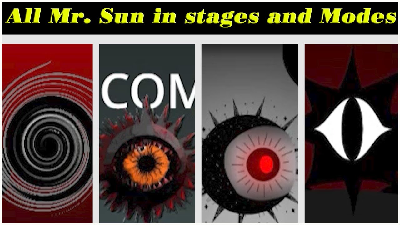 Sprunki  - Incredibox  All Mr. Sun in stages and modes Sprunki