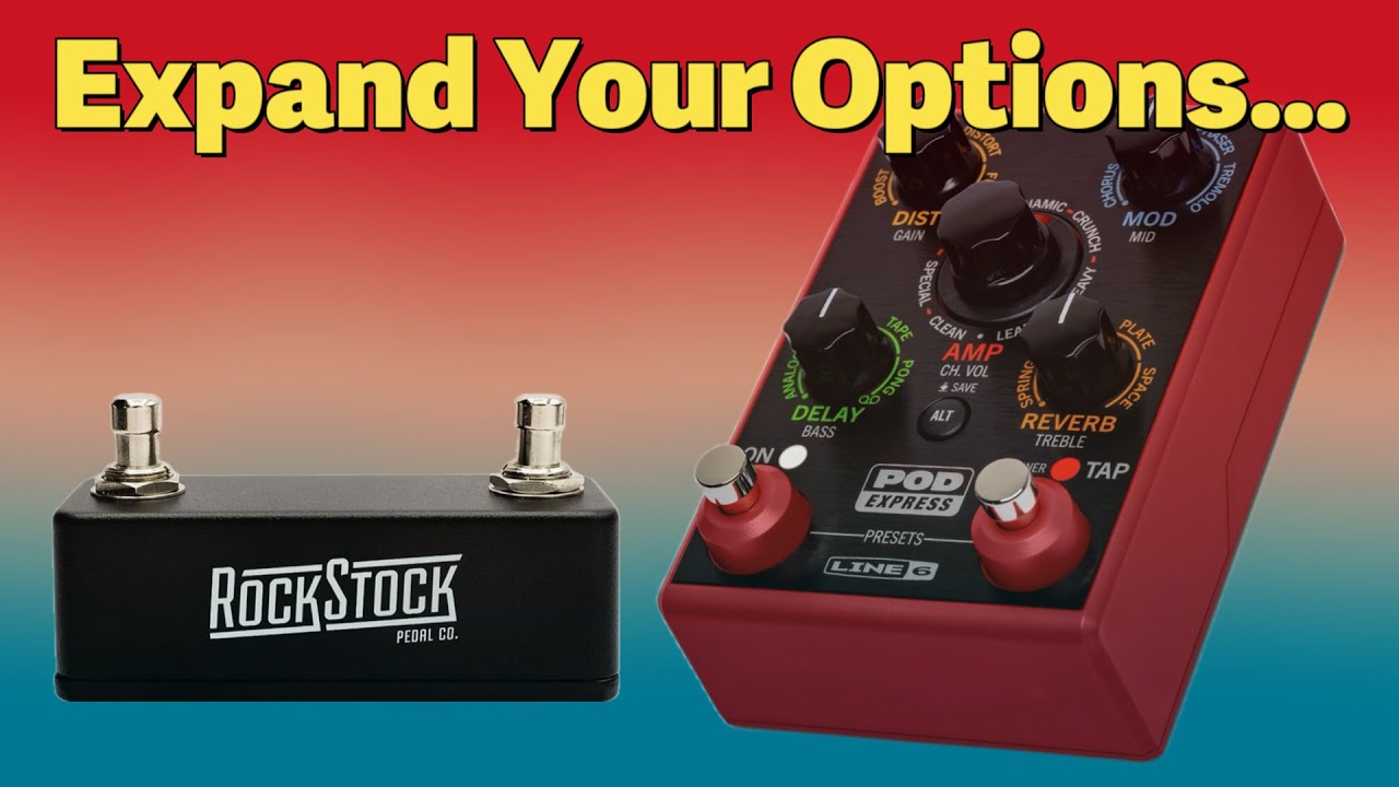 INCREASE Your Line 6 POD Express Functionality...Add an External Foot Switch
