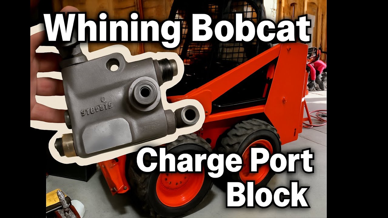 Свистящий шум тарельчатого клапана Bobcat 743