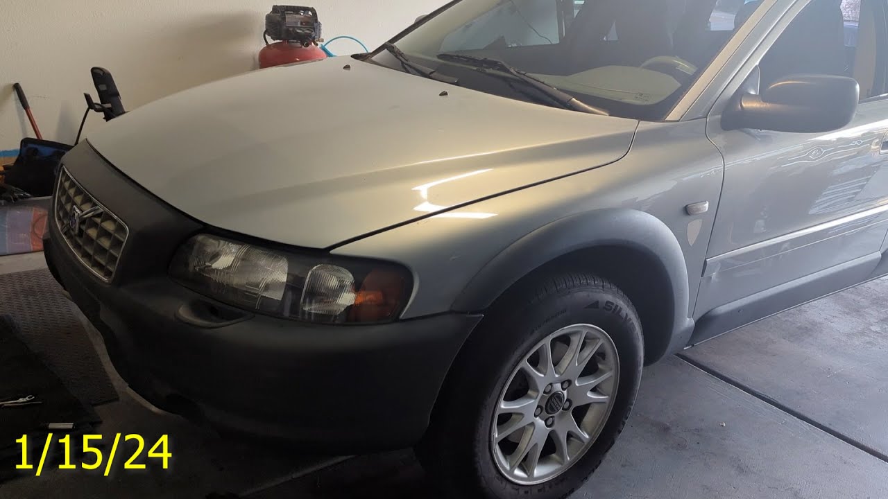Las Vegas doing a heater core on a Volvo V70 XC, Panther oil leak and I can't believe we did this...