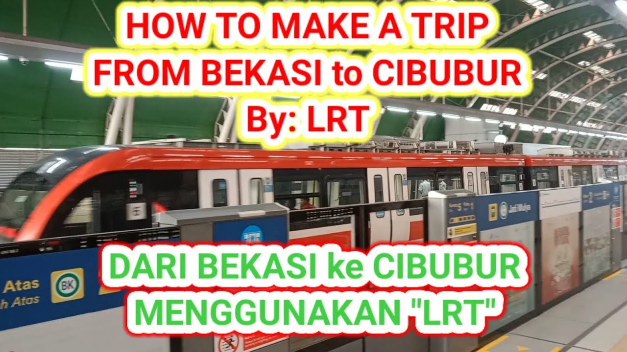 NAIK KERETA LRT DARI BEKASI TIMUR KE CIBUBUR #lrt  #kereta #keretaapi #keretalrt #bekasi #cibubur