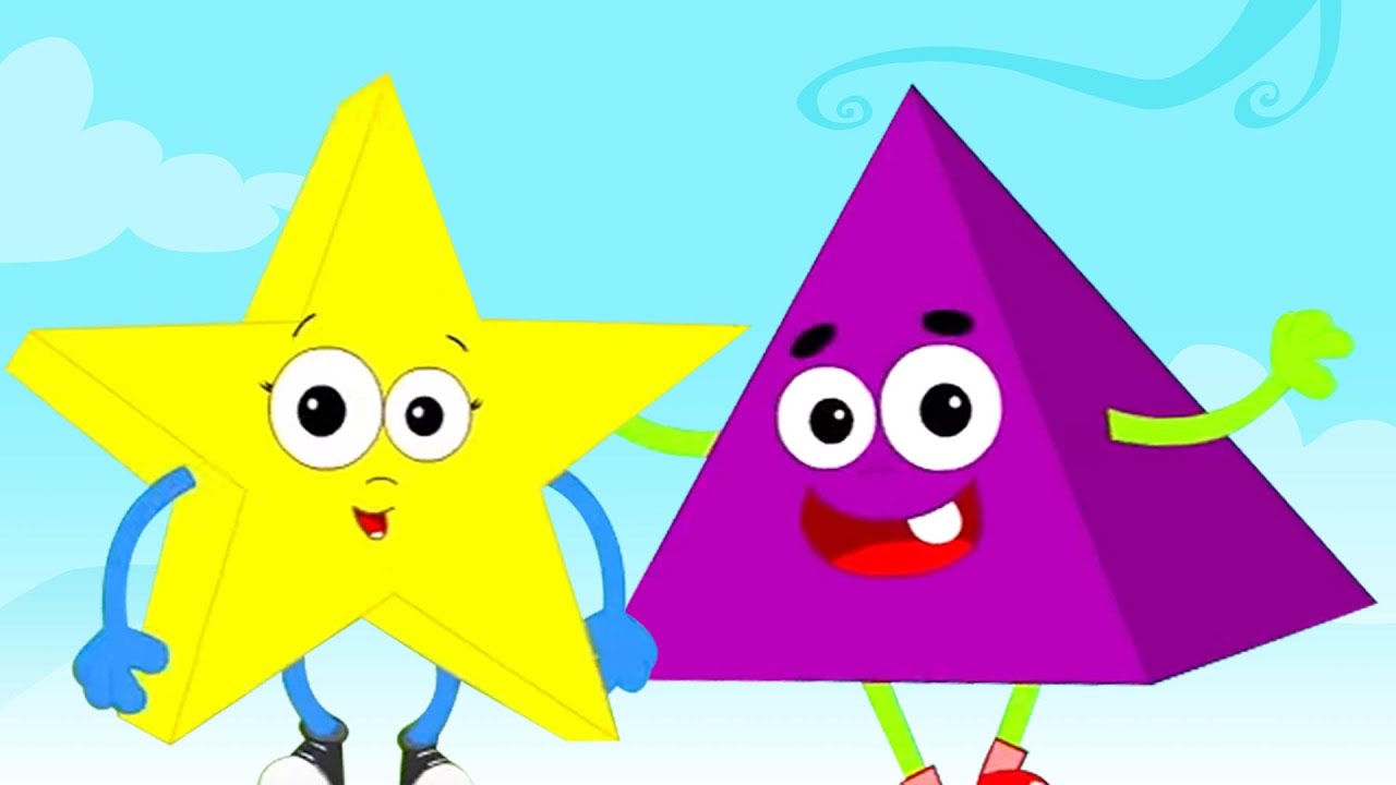 Shapes Song, Learning Video and Nursery Rhyme for Children