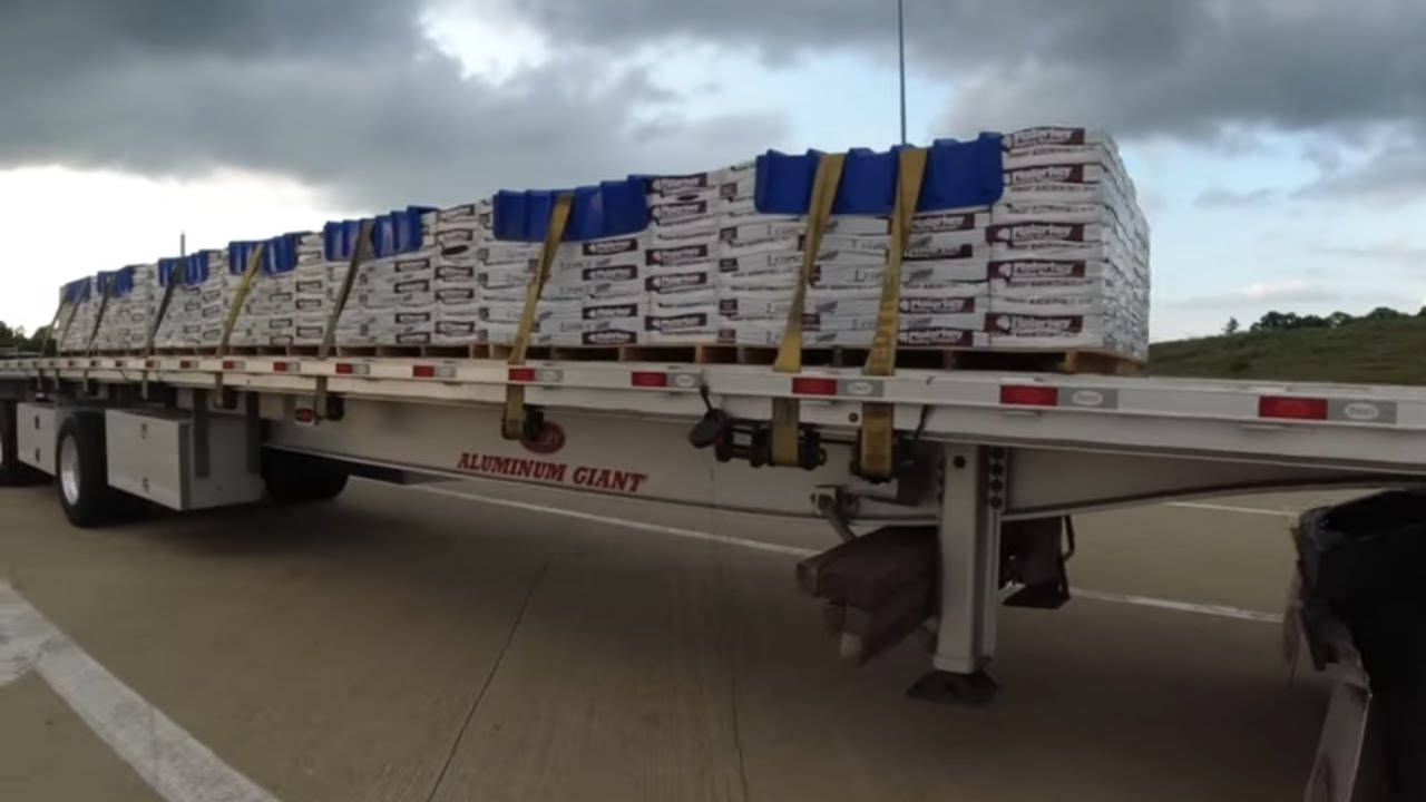 #524 Reload more Roofing Shingles The Life of an Owner Operator Flatbed Truck Driver