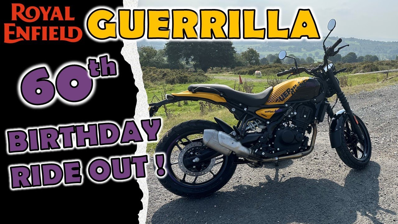 Royal Enfield Guerrilla 450: отправляйтесь праздновать мой 60-й день рождения!
