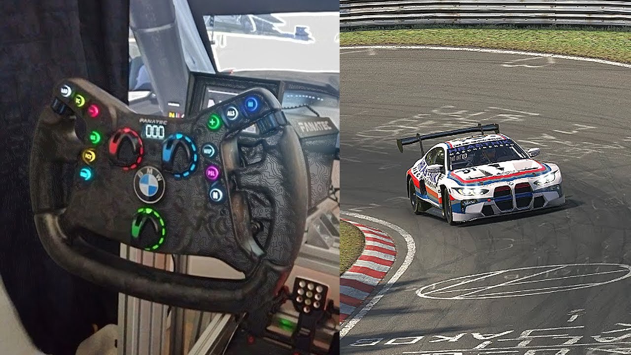 The New Fanatec BMW M4 GT3 Wheel In Action! | iRacing