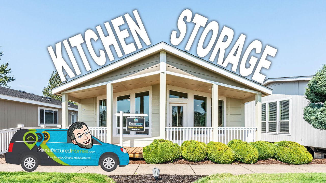 BRIGHT ✓ OPEN ✓ STORAGE ✓ This Kitchen by Palm Harbor Homes has it all covered! Let's take a tour!