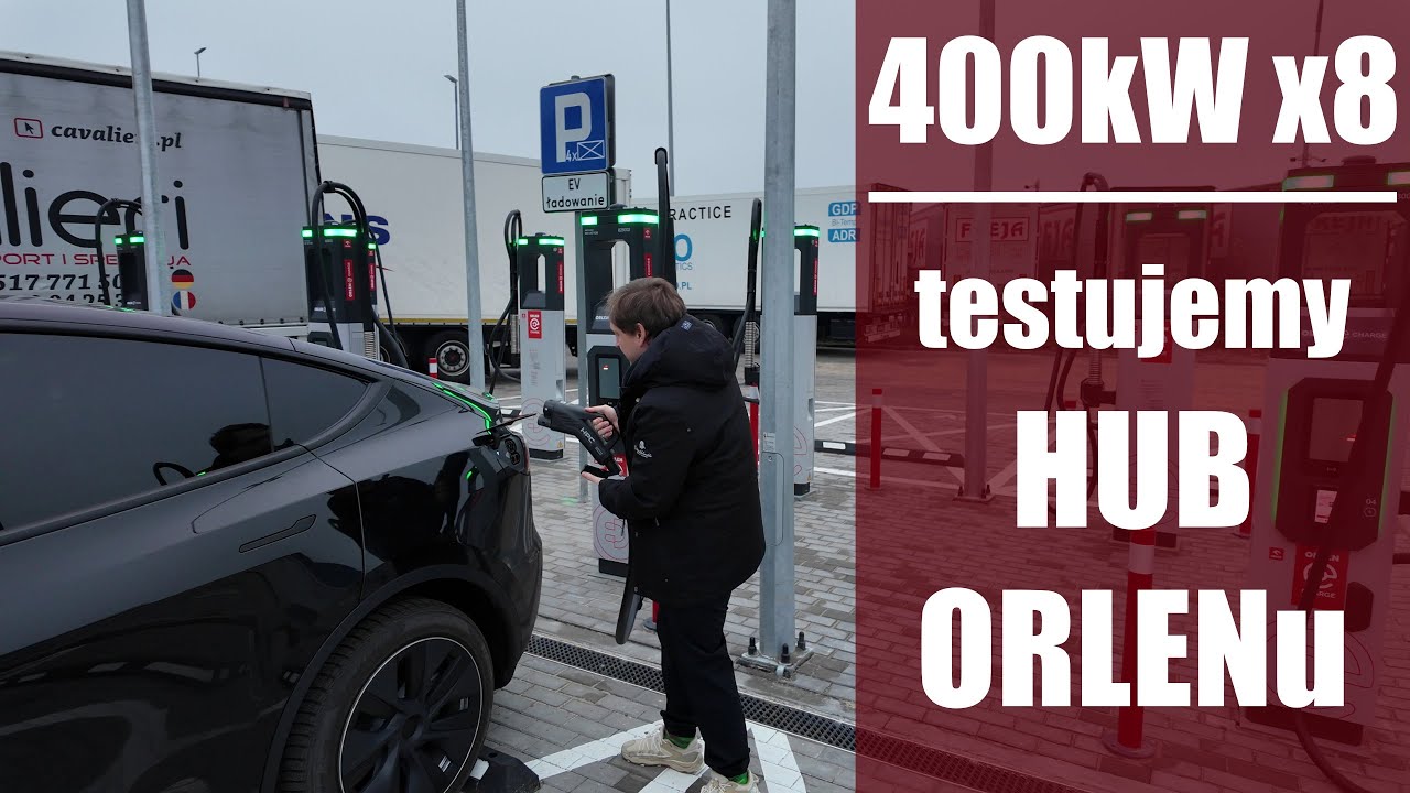 [EV] 400kW x8, czyli testujemy HUB ładowania od Orlenu.
