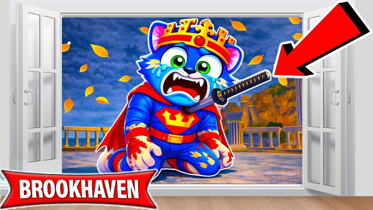 危険な侍が倒された Brookhaven!