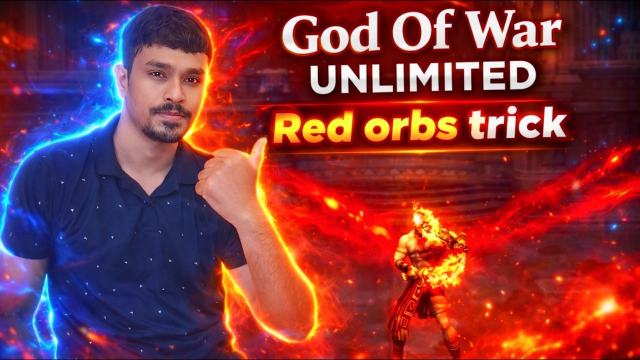 God of War Unlimited Red Orbs Trick Hindi 🔥 Step-by-Step