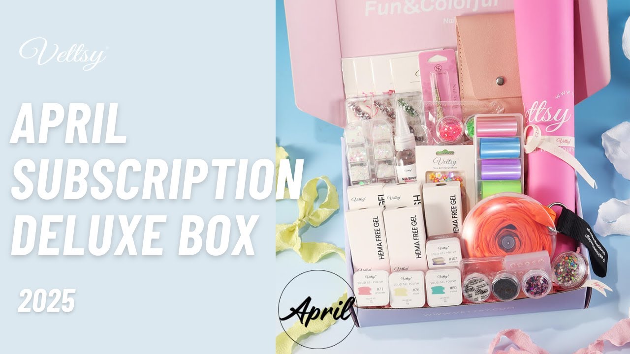 Vettsy Monthly Subscription Deluxe Box-April 2025 Unboxing & Tutorial