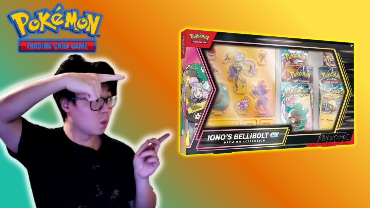 FIRST TIME EVER OPENING A IONO'S BELLIBOLT EX PREMIUM COLLECTION BOX! (Pokémon TCG)