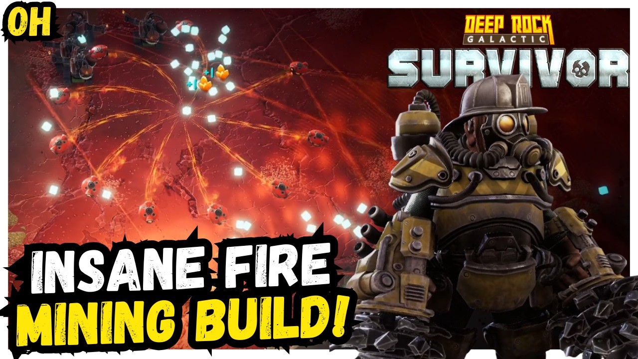 INSANE Fire Mining Build! Deep Rock Galactic Survivor!