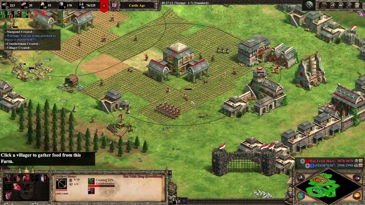 AoE2 clips from a 1v1 Arabia player - Part 2 | 1400 Elo