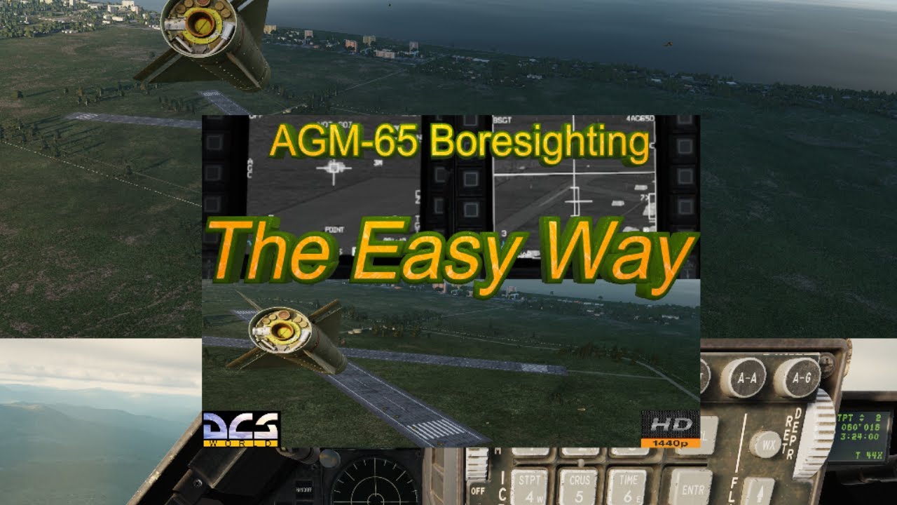 DCS F-16C Viper Maverick Bore Sighting 