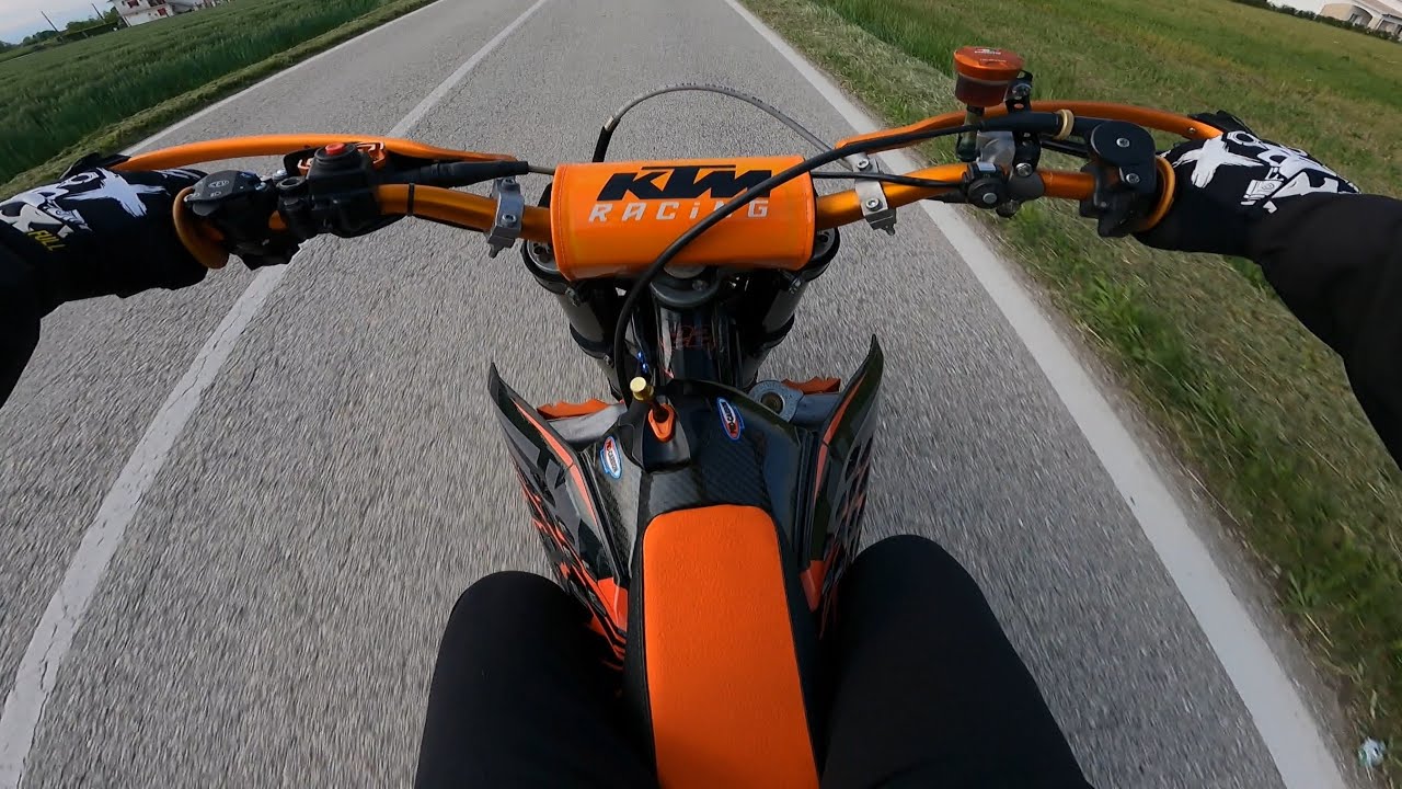KTM EXC 300 RAW SOUND + TEST GOPRO