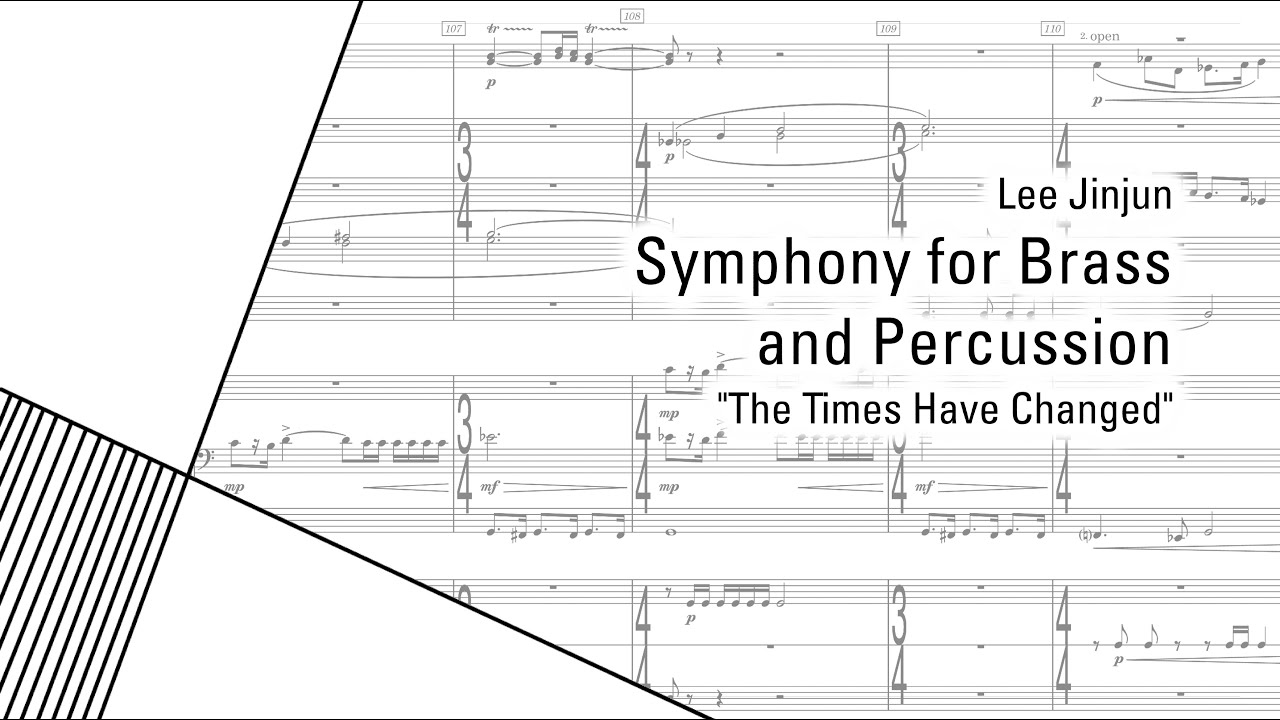 [Score] Lee Jinjun - Symphony for Brass and Percussion 