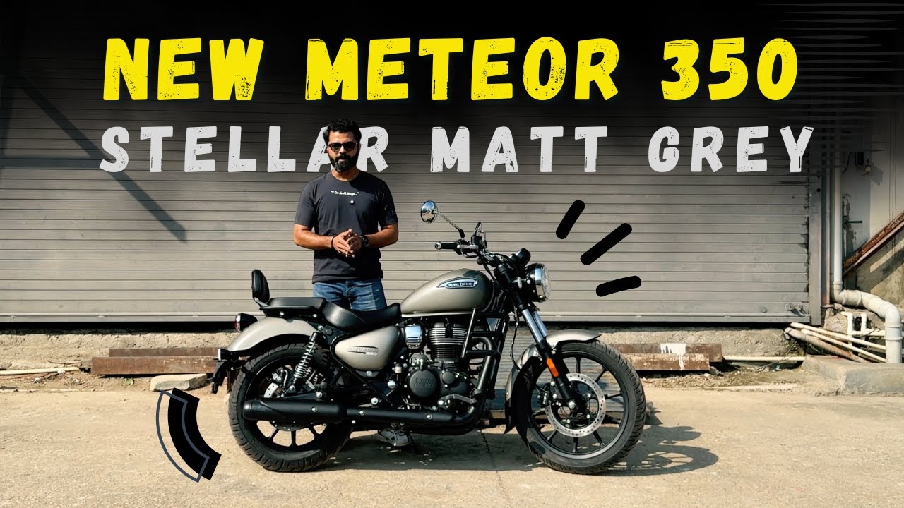 New Meteor 350 Stellar Matt Grey Review | Motorxone