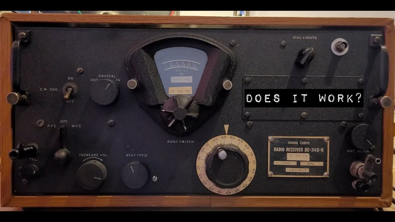I bought a WWII Radio! - BC-348 Series Part 1