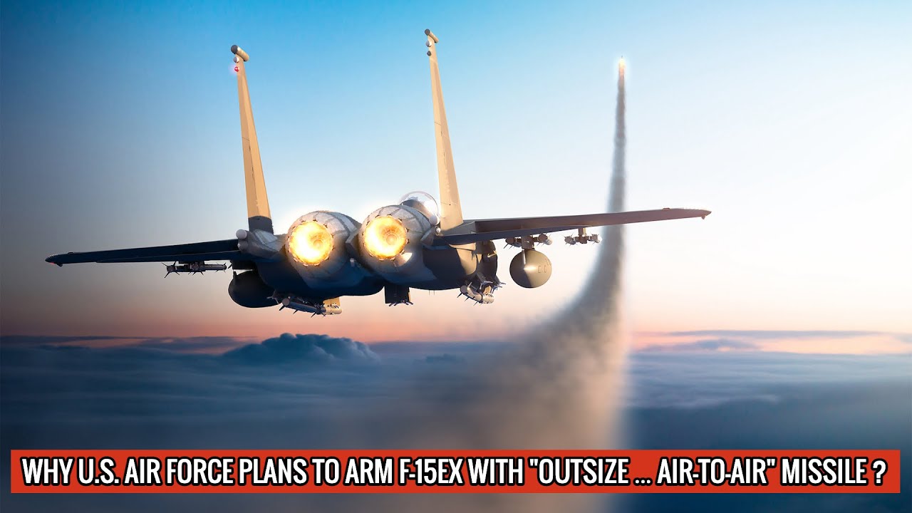 F 15EX to be armed with outsized long range air-to-air missile | Counter Chinese PL-21 missile !