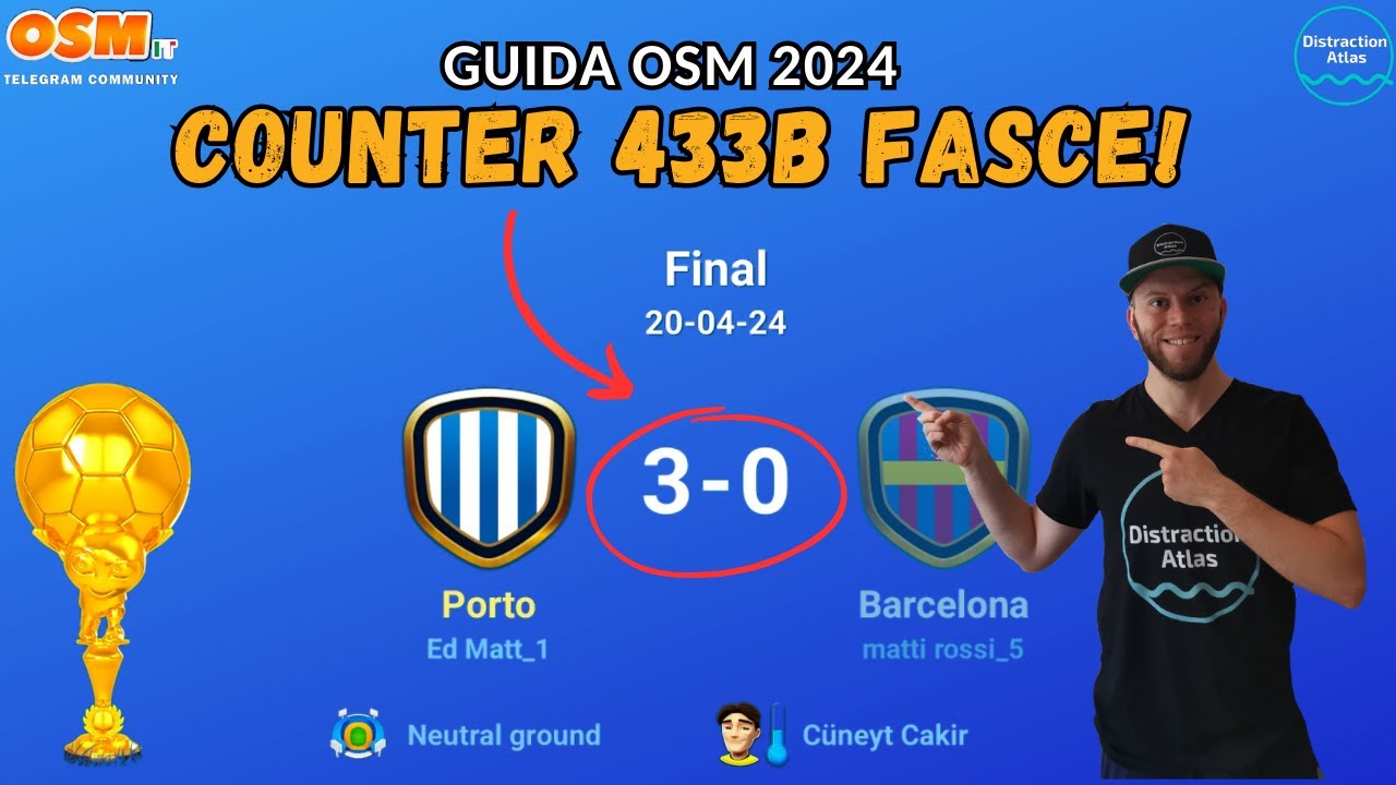 GUIDA OSM 2024: MODULO & TATTICA COUNTER 433B FASCE!