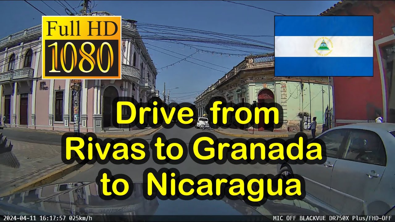 250. 🇳🇮 Drive from Rivas to Granada - Nicaragua