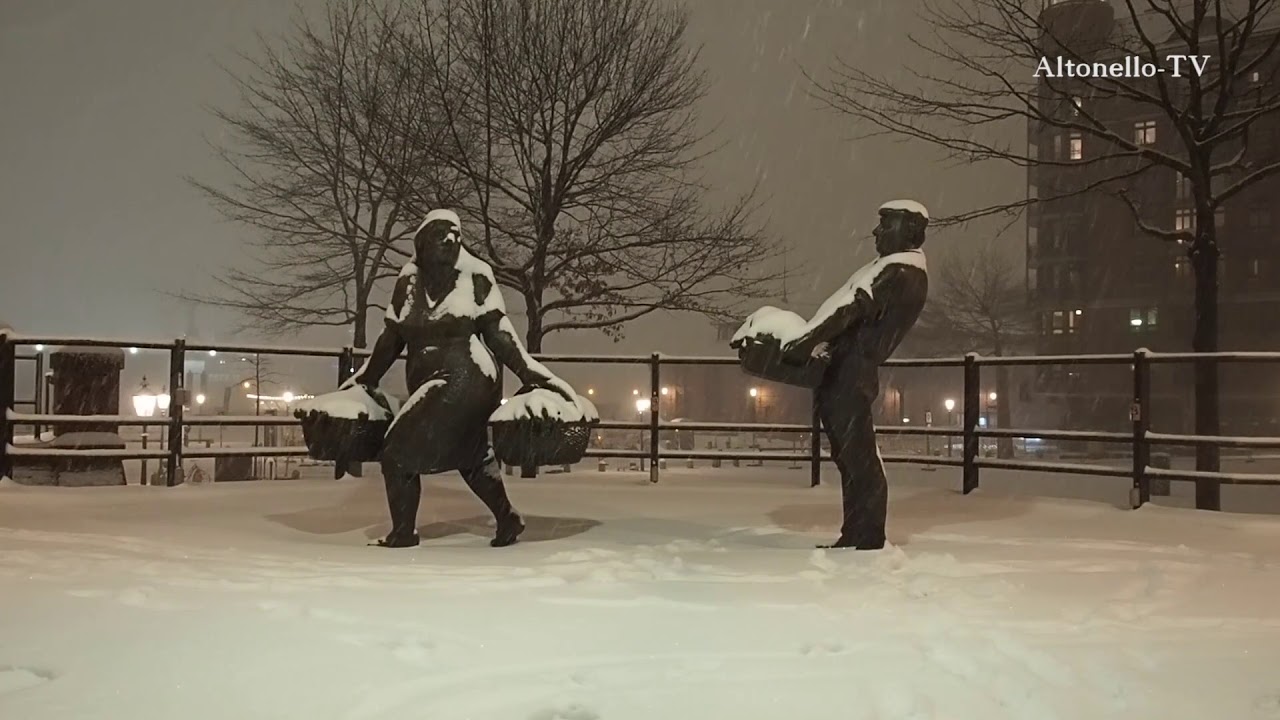 Endlich mal viel Schnee in Altona/Hamburg 2021