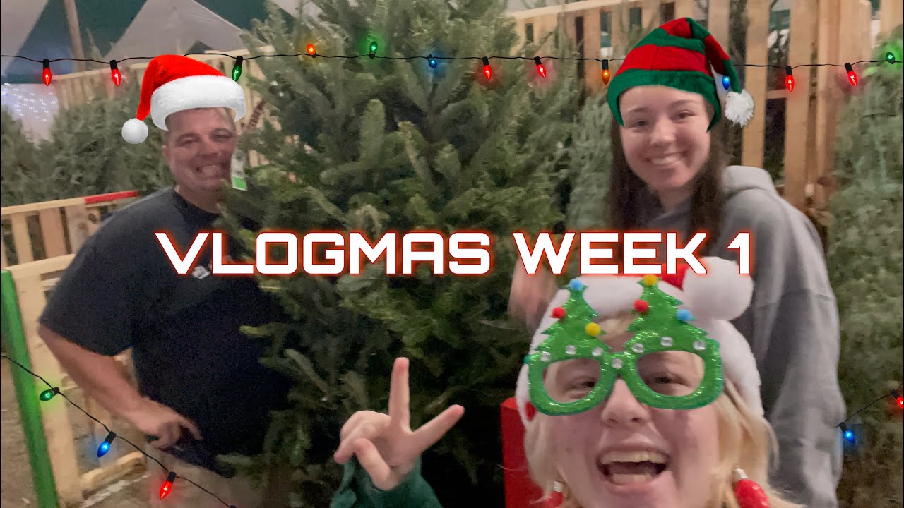 VLOGMAS WEEK 1 🎄 | Christmas Tree, Decorating, Partayyy and More|