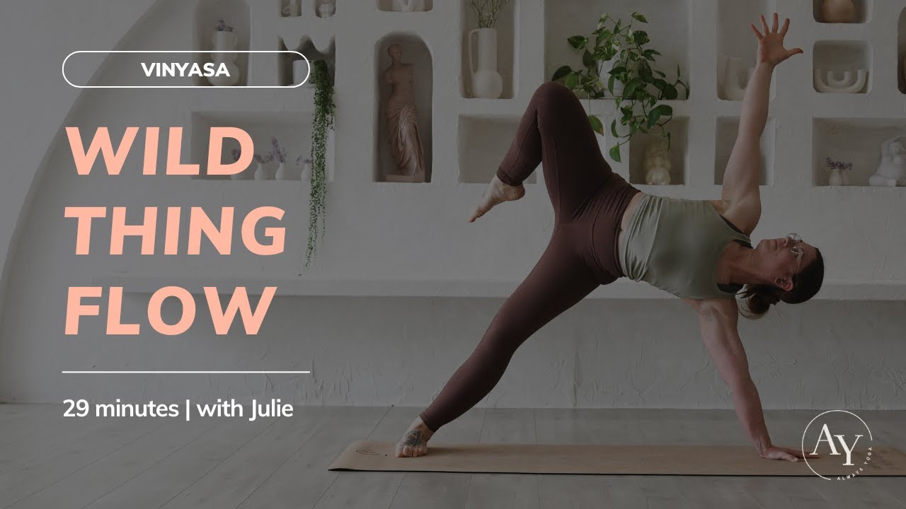 Vinyasa: Wild Thing Flow (29 minutes)
