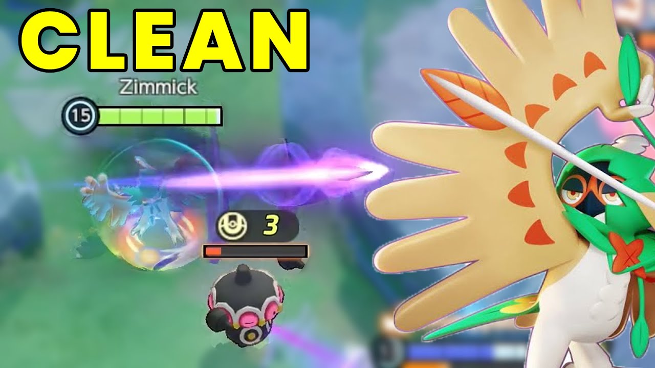 The Cleanest Decidueye Game You'll Ever Witness - Pokémon Unite Decidueye Gameplay