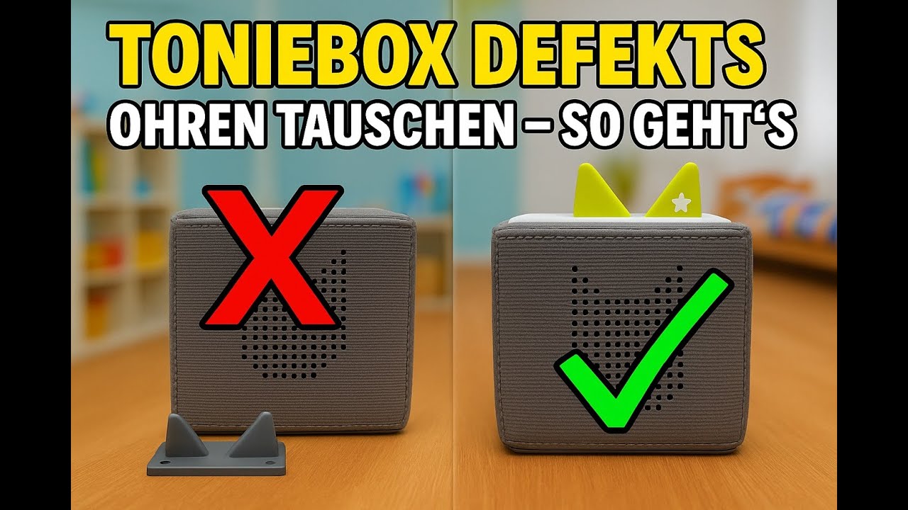 Toniebox reparieren: Ohren tauschen bei Tonproblemen – einfache Anleitung