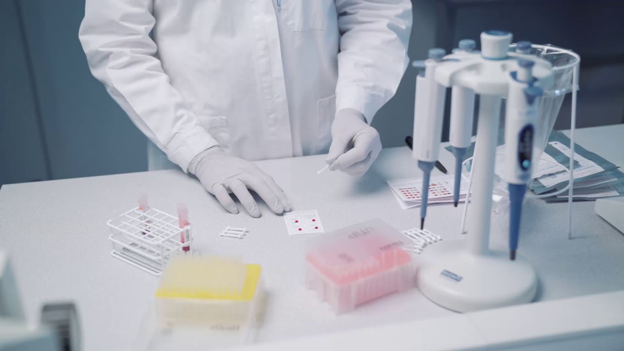 EldonCard blood typing Prof use demo