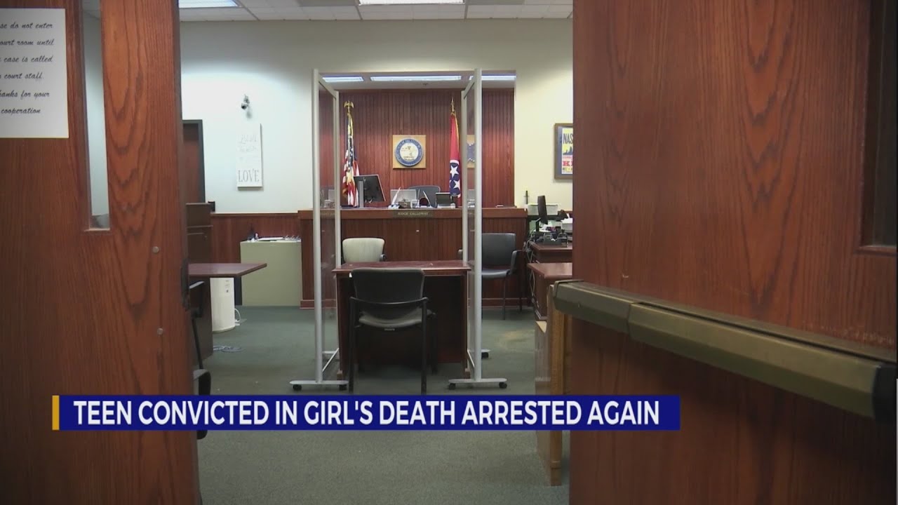 Teen convicted in girl's death arrested again