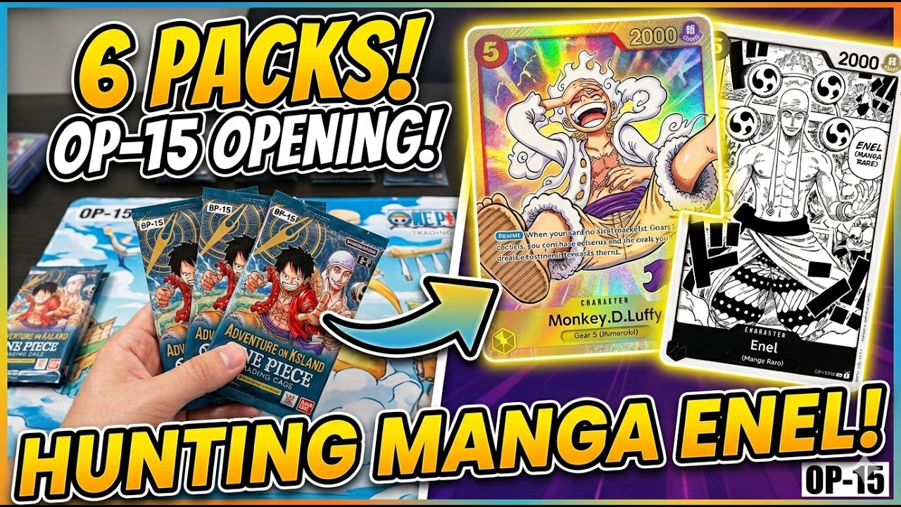 OP-15 Adventure on Kami's Island Sleeved Booster Opening (6 Packs)