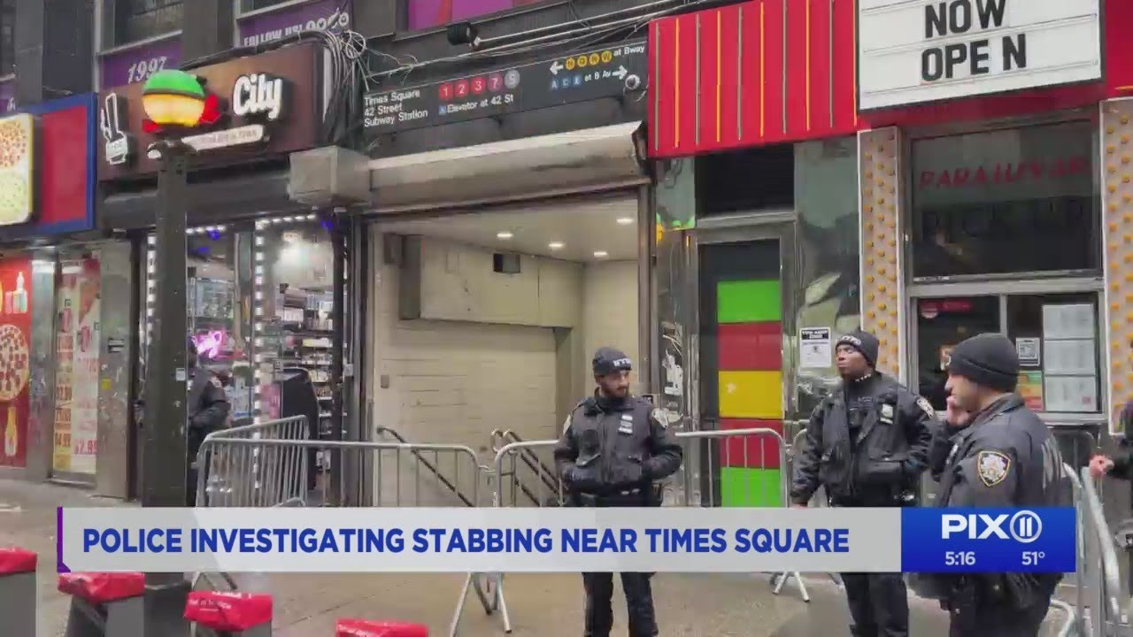 Man stabbed multiple times near Times Square: NYPD