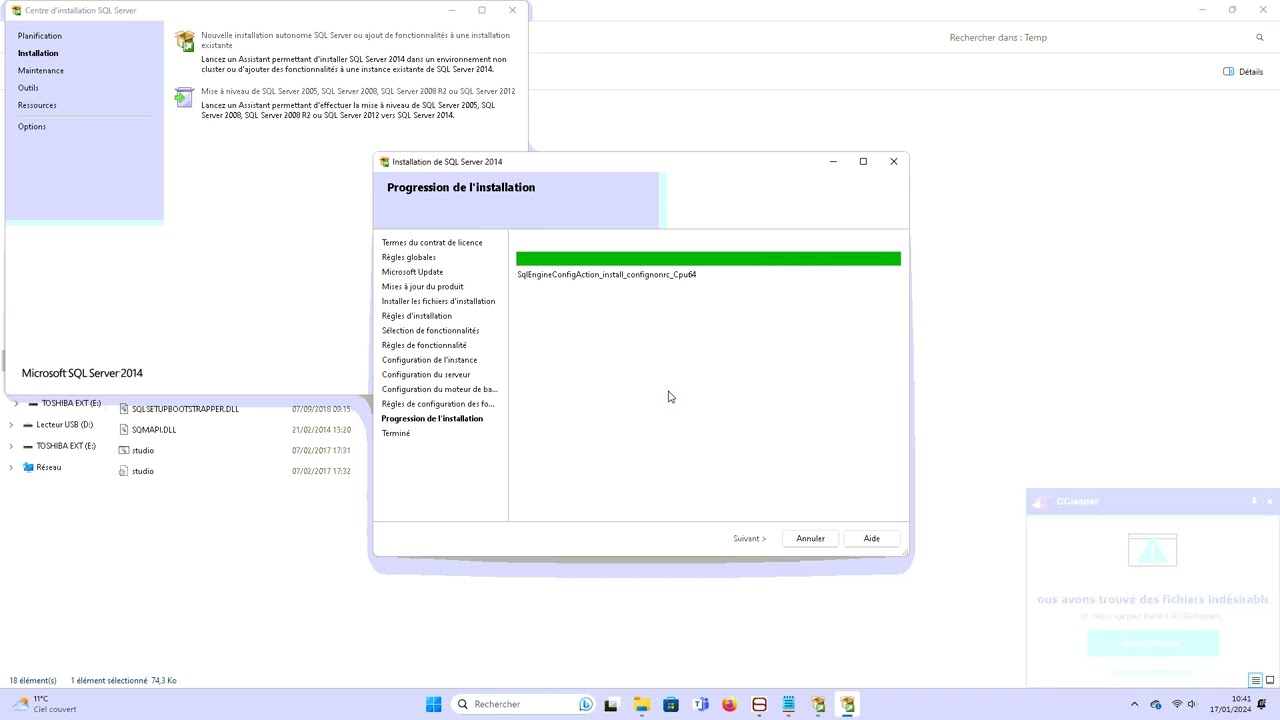 Comment Installer Microsoft SQL Server 2014